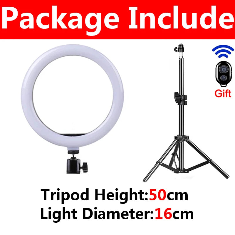LED Selfie Ring Lighting Photographic