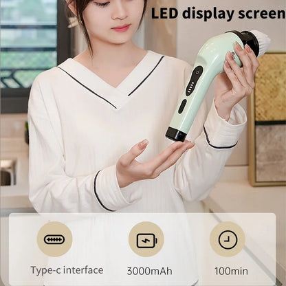 Electric Spin Cleaning Scrubber