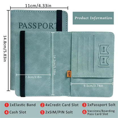 Vintage Passport Covers Holder