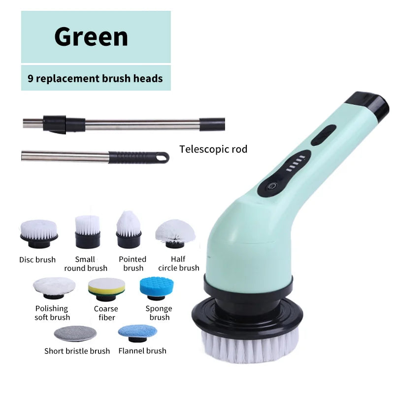 Electric Spin Cleaning Scrubber