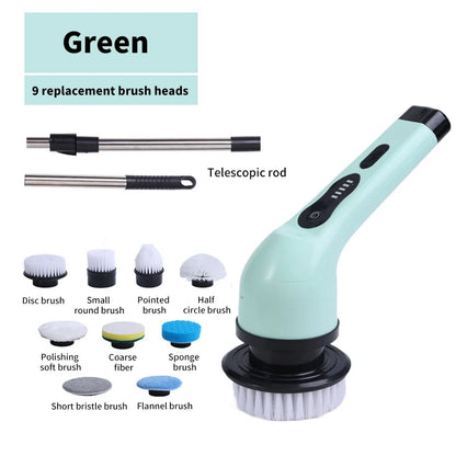 Electric Spin Cleaning Scrubber