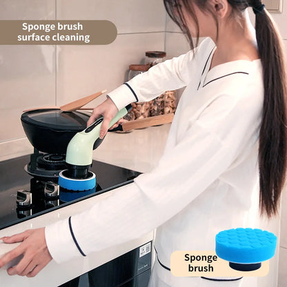 Electric Spin Cleaning Scrubber